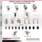 Service Caster 5 Inch 316SS Gray Poly Swivel 1-1/2 Inch Expanding Stem Caster Lock Brake SCC SCC-SS316TTLEX20S514-PPUB-112 - alternate 4